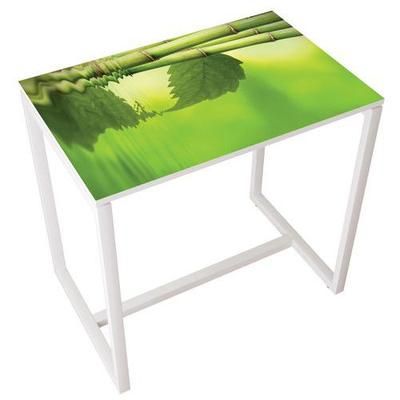 table réunion haute 4 pers. plateau zen- manutan expert