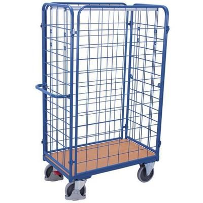 Chariot Grillagé Haut Pour Colis Avec 4 Parois / Sw-500.405 - Variofit