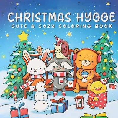 Christmsa Coloring Book CUTE&COZY Coloring Book For Adults And Teens Featuring Adorable Creepy Creatures for Halloween Gifts