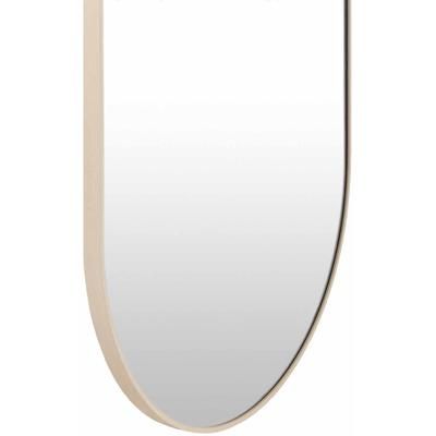 Marmelete 65"H x 22"W x 1"D Modern Dark Red Full Length Mirror - Boutique Rugs