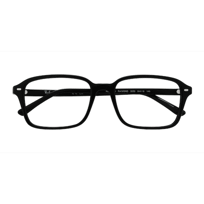 Unisex s rectangle Black Acetate Prescription eyeglasses - Eyebuydirect s Ray-Ban RB5431 Raimond