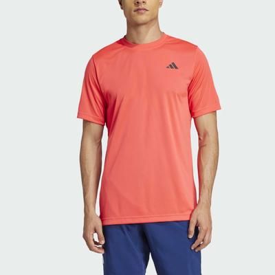 adidas Club Tee 2025 Men's Tennis Apparel Semi Lucid Red