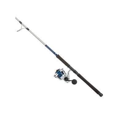 Quantum Strive Spinning Reel and Rod Combo 7ft 1-PC Medium-Heavy Moderate-Fast Rod Graphite Composite Blank SZ 6000 Reel 4+1 Bearings 5.6-1 Ratio