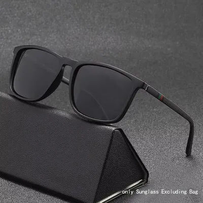 Lunettes de soleil de sport pour hommes, polarisées, confortables, carrées, légères, accessoire avec Origina