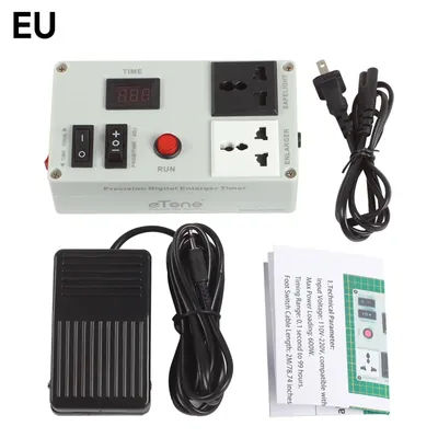 eTone Digital Enlarger Timer Precision With Foot Switch Darkroom Photo Equipment High quality