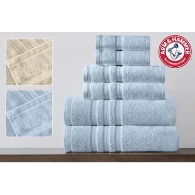 Arm & Hammer Performance 6-PC Towel Set by BrylaneHome in Ballad Blue