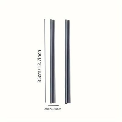 TEMU 2-pack Universal Car Side Window Wipers, Boneless Design, Multi-functional Rubber Strip For Visibility, Car Glass Cleaning Accessories