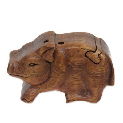 Little Pig,'Handmade Puzzle Box'