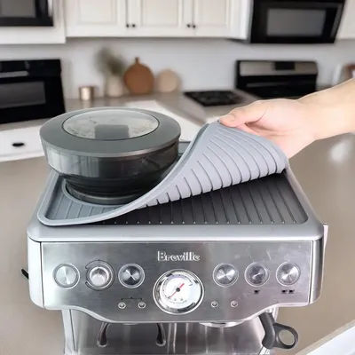 Tapis à café en Silicone pour Machine à expresso Breville 870/880, couverture supérieure, tapis antidérapant en Silicone de qualité alimentaire