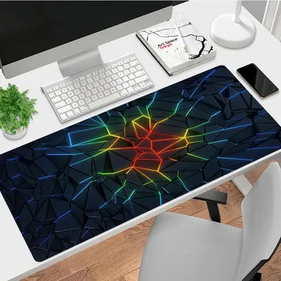 Tapis de souris imprimé Sense of Science et Technology, accessoires de jeu sur ordinateur, tapis antidérapant pour ordinateur portable