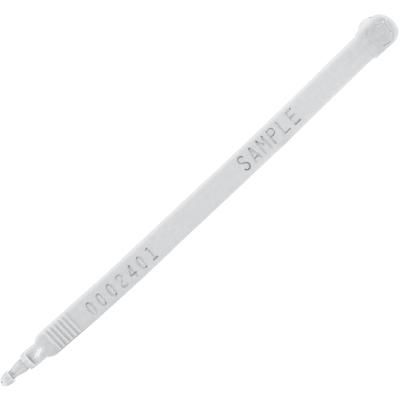 7 1/2" White Plastic Truck Seals, Case Of 100 (SE1027W)