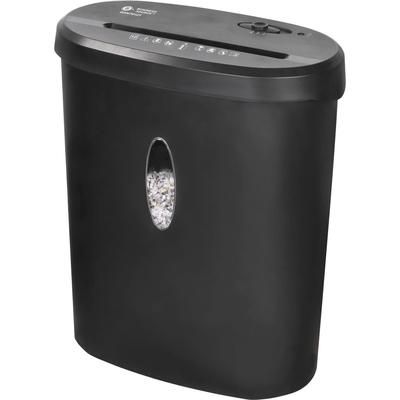 Business Source 70121 Shredder, P3 Cross-cut, 12-sheet Cap, 14-3/8"x7-3/4"x17", Black