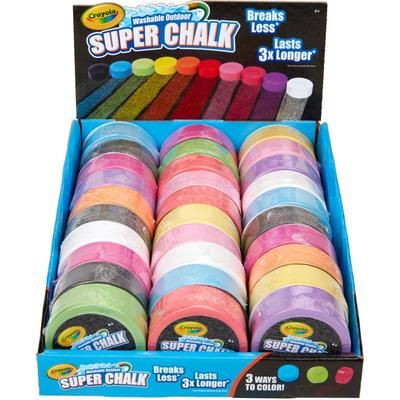 Crayola 511668 Outdoor Super Chalk - Assorted - 30 / Set - 1 Set CYO511668
