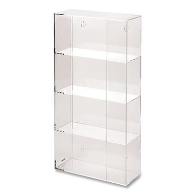 Kantek AH145 Quad Glove Dispenser, 10.5 x 4 x 21.25, Clear