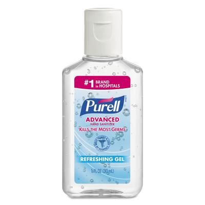 Purell 3901-2C-250 Advanced Hand Sanitizer Refreshing Gel, Clean Scent, 1 oz Bottle, 250/Carton - Case of 250 GOJ39012C250