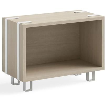 Safco 5509WHNA Ready Home Office Large Stackable Storage, 1-Shelf, 24w x 12d x 17.25h, Beige/White, Ships in 1-3 Business Days SAF5509WHNA