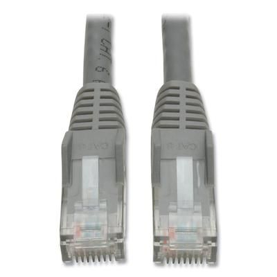 Tripp Lite Cat6 Gigabit Snagless Molded Patch Cable, RJ45 (M/M), 50 ft., Gray (TRPN201050GY)