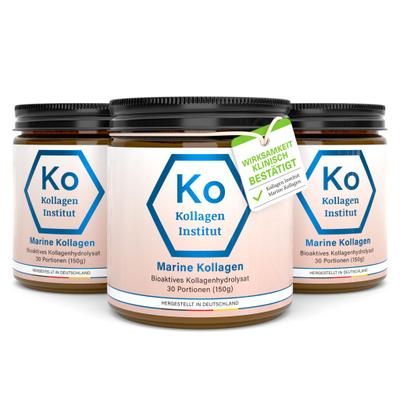 Kollagen Institut collagene marino in polvere 3x150 g Polvere