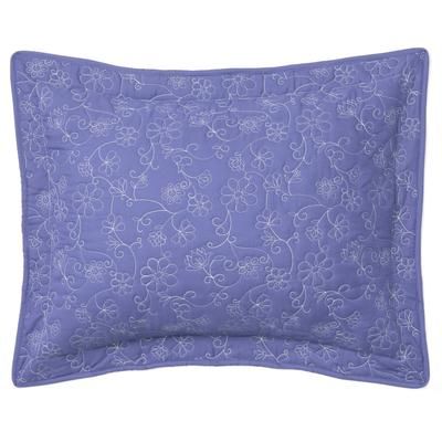 Anna Sham by BrylaneHome in Deep Dusk Ivory (Size KING)
