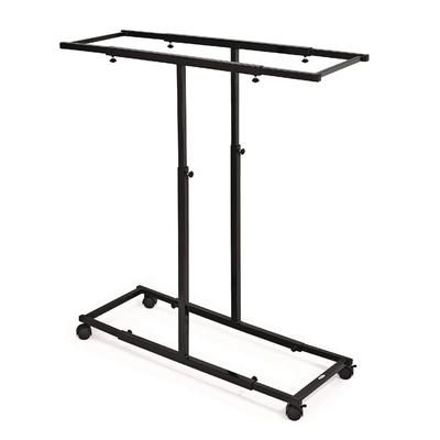 AdirOffice Blueprint Storage Cabinet Steel Vertical Plan Center, Assorted Document Sizes,15" x 27" to 47.25" x 32.5" to 57", Black (ALHI614BLK)
