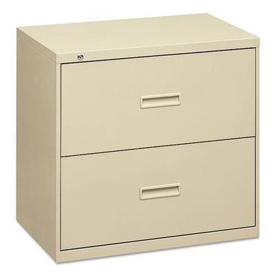 Basyx by Hon 432LL 400 Series Two-Drawer Lateral File, 30w x 18d x 28h, Putty BSX432LL