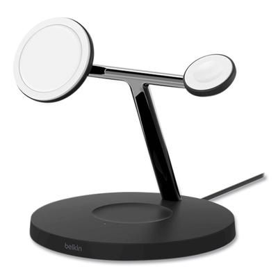 Belkin WIZ017TTBK BOOST CHARGE Pro 3-in-1 Wireless Charger, 15 W, Black