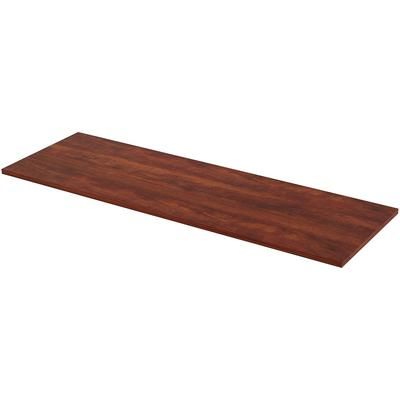 Lorell 59631 Height Adjustable Tabletop, 72" x 24" x 1", Cherry LLR59631