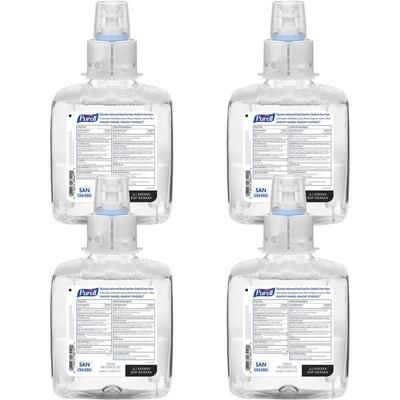 Purell 515104 Hand Sanitizer Foam Refill, 40.6 fl oz (1200 mL), Kill Germs, School, Hand, Dye-free, Fragrance-free, Hygienic, 4/Carton - Case of 4 GOJ