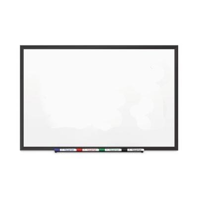 Quartet® 2543B Classic Porcelain Magnetic Whiteboard, 36 x 24, Black Aluminum Frame QRT2543B