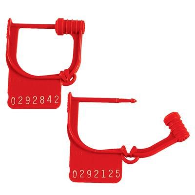 Red Easy Lock Seals, Case Of 1000 (SE1021R)