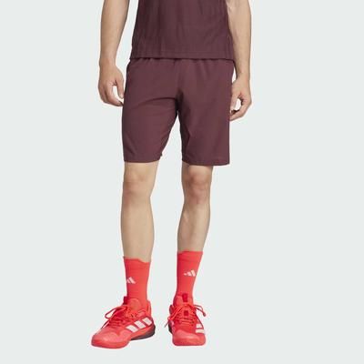 adidas Tennis Ergo Shorts 9" 2025 Men's Tennis Apparel Aurora Ruby