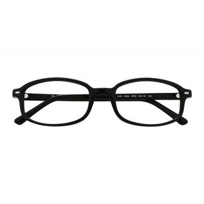 Unisex s oval Black Acetate Prescription eyeglasses - Eyebuydirect s Ray-Ban RB5432 Sam