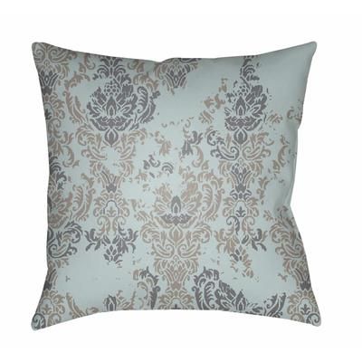 Alugan 20" Square Cottage Pillow plush Charcoal/Dusty Sage/Seafoam/Sage/Medium Gray Outdoor Throw Pillow - Boutique Rugs