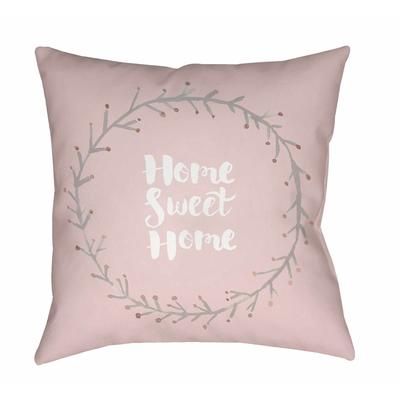 Brightwater 20" Square Cottage Pillow plush solid Pale Pink/White Thatch/Cloud Gray/Medium Gray/Nickel/Off White/Light Silver/Ash/Warm Gray/Pale Slate/Metallic Silver Outdoor Throw Pillow - Boutique Rugs