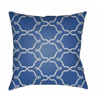 Sadia 20" Square Modern Light Gray/Blue/Azure/Marine Blue/Slate Blue Outdoor Throw Pillow - Boutique Rugs