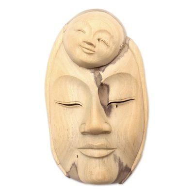 Wood mask, 'Mother Love'