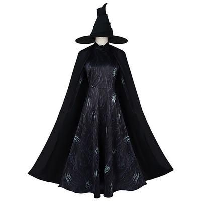 Strega Glinda Elphaba Vestito Mantello Abiti Notte di Valpurga Per donna Adulti Halloween Carnevale martedì grasso Feste Performance Palcoscenico