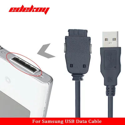Câble de chargeur de synchronisation de données USB, pour lecteur MP3 MP4 Samsung YP-P2 P3 S3 S5 Q1 Q2 R1 T9 T10 T08 K3 K5 E10 U10 B10 B20 D20