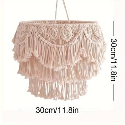 TEMU Unique Tassel Hanging Shade - Accessory No Battery , And