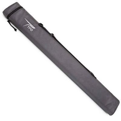 Temple Fork Triangular Fly Fishing Rod Case Tubes - Gray 4 Piece 8ft
