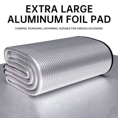 Outdoor Double-sided Aluminum Film Floor Mat Moisture-proof Insulation Foam Mat Waterproof Camping Picnic Mat Beach Tent Mat
