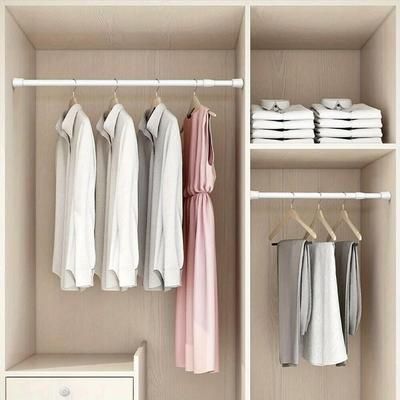 TEMU Extendable No Drill Spring Curtain Rods Extendable 90-190cm Adjustable Telescopic Tension Pole Curtain Rod For Kitchen Cupboard Bathroom Window