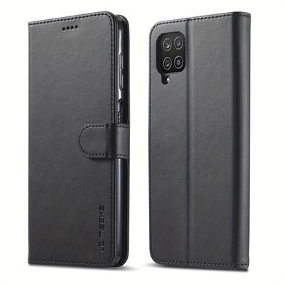 TEMU Cover For A12, Leather Flip Wallet Case With Card Slots, Designed For A12.