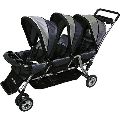 Baby Trend Triplet Stroller Black