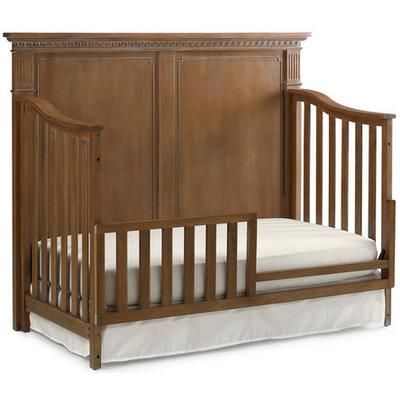 Dolce Babi Naples Full Panel Convertible Crib in Grey Satin
