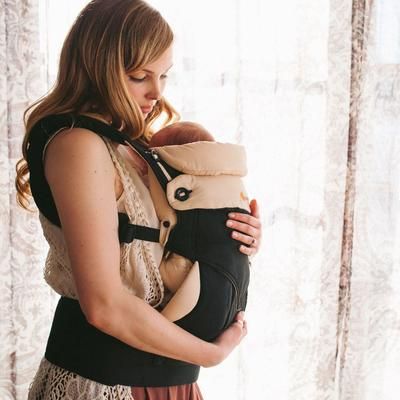 Ergobaby 360 Bundle of Joy Baby Carrier with Insert - Black Camel