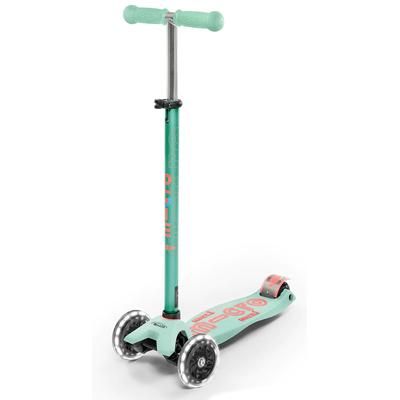 Micro Kickboard Maxi Deluxe LED Scooter (5-12 years) - Mint