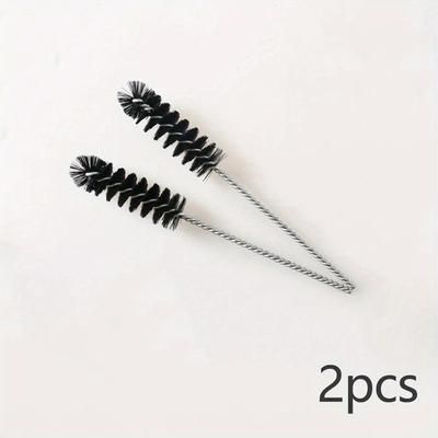 TEMU 2pcs Car Cleaning Tools Engine Maintenance Intake Valve Cylinder Carbon Removal Brush Cleaning Brush Inspection Tool Car Wash Kit