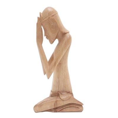 Mewinten,'Hand Made Crocodile Wood Sculpture from Bali'