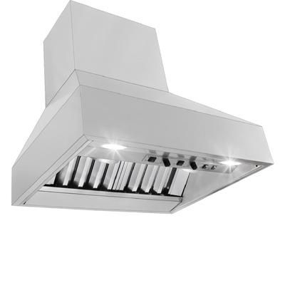 Wall Mounted Range Hood, Ducted, Variable CFM, Stainless Steel Finish, Outdoor Rated Finish option | Proline ProVWC / 54 inches wide / 430 Stainless Steel (Indoors)